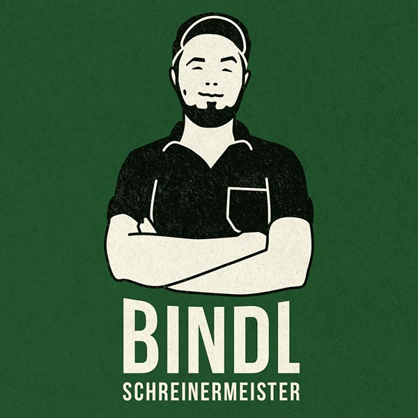 Grafiker Olli Lotz aus Forchheim, Lotz Design – Logo Schreinermeister Bindl