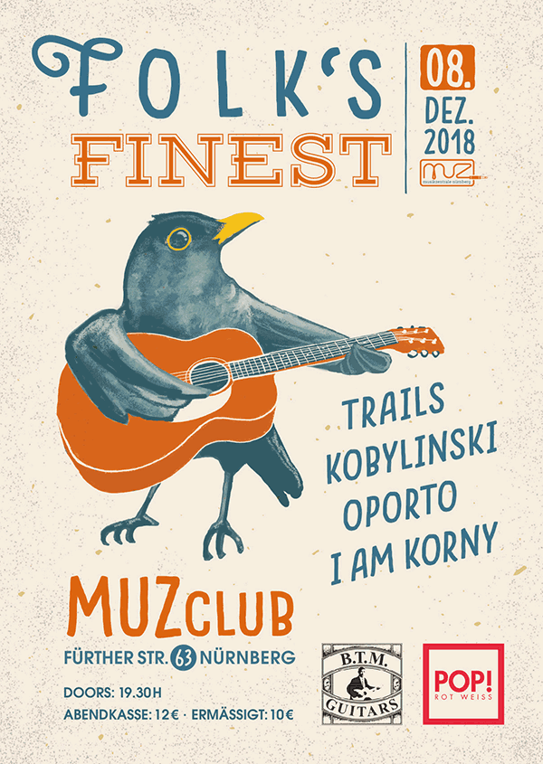 Grafiker aus Forchheim, Lotz Design – Folk's Finest – MUZ Nürnberg