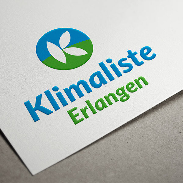 Grafik-Designer Olli Lotz aus Forchheim, Lotz Design – Logo Klimaliste Erlangen