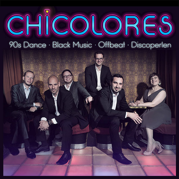 Grafikdesign, u.a. Logo, Plakate, Webseite für die Musikgruppe Chicolores aus Ebermannstadt