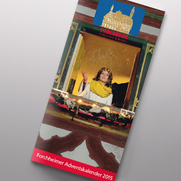 Flyer zum Forchheimer Adventskalender 2016 - Gestaltung Olli Lotz